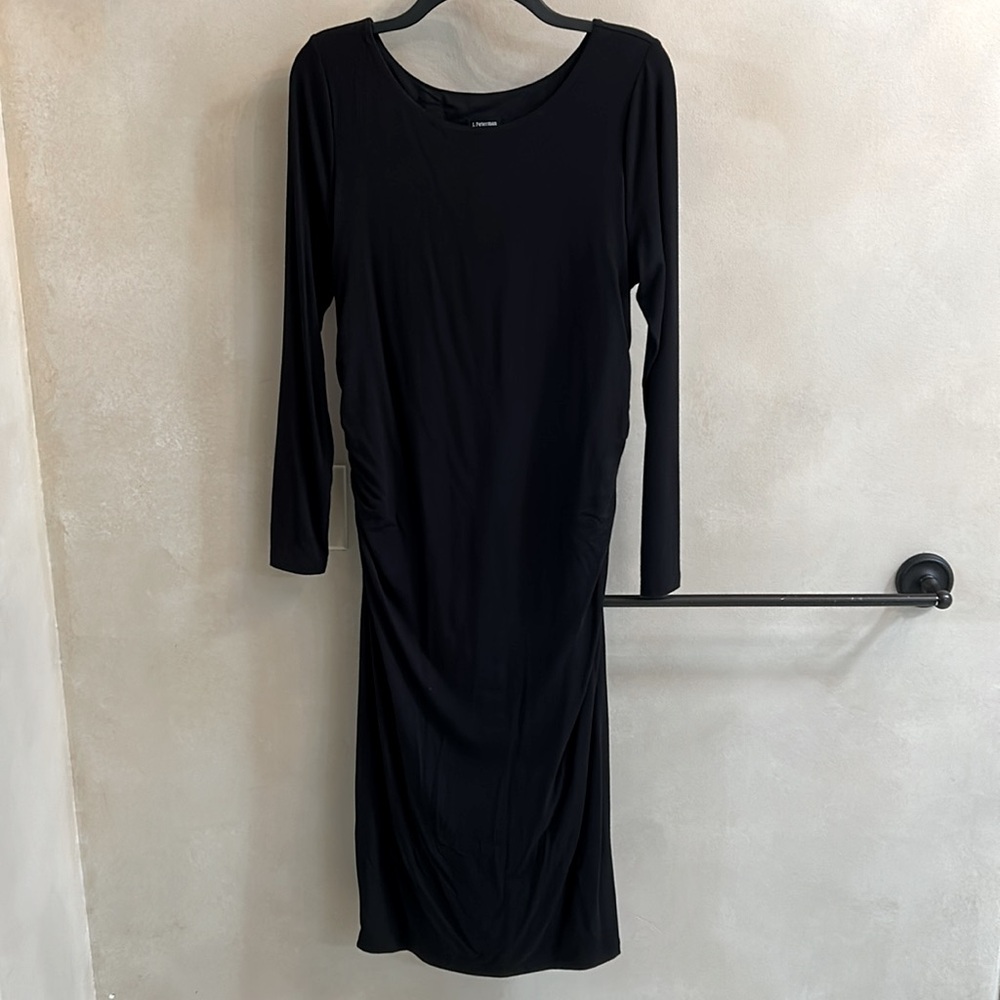 J.Peterman Ruched Dress.Size Medium - Picture 2 of 3